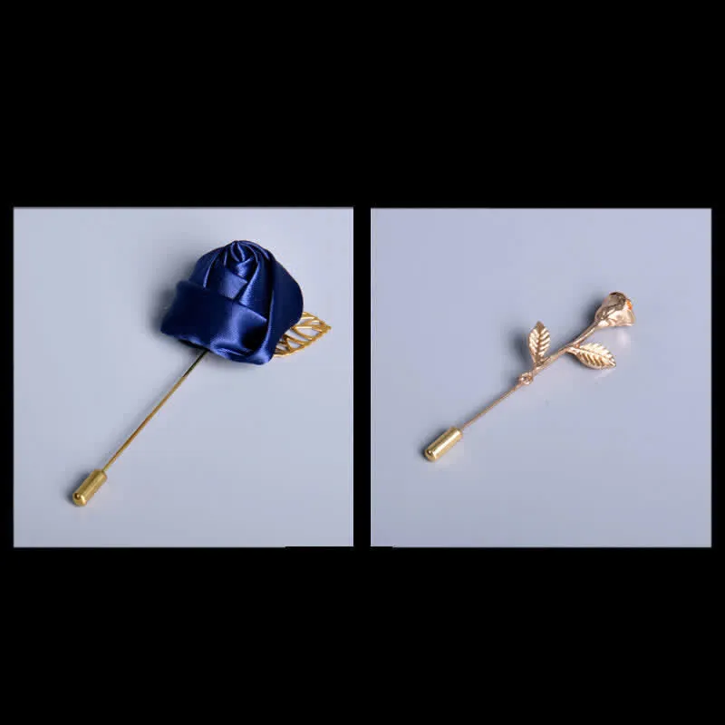 8Pcs Navy Leaves Flower Vogue Necktie Bow Ties Gift Box sold by FloralTrip product image thumbnail 4