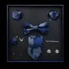 8Pcs MidnightBlue Vintage Leaf Necktie Bow Ties Gift Box sold by FloralTrip