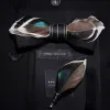 Black Mallard Duck Feather Bow Tie with Lapel Pin sold by FloralTrip