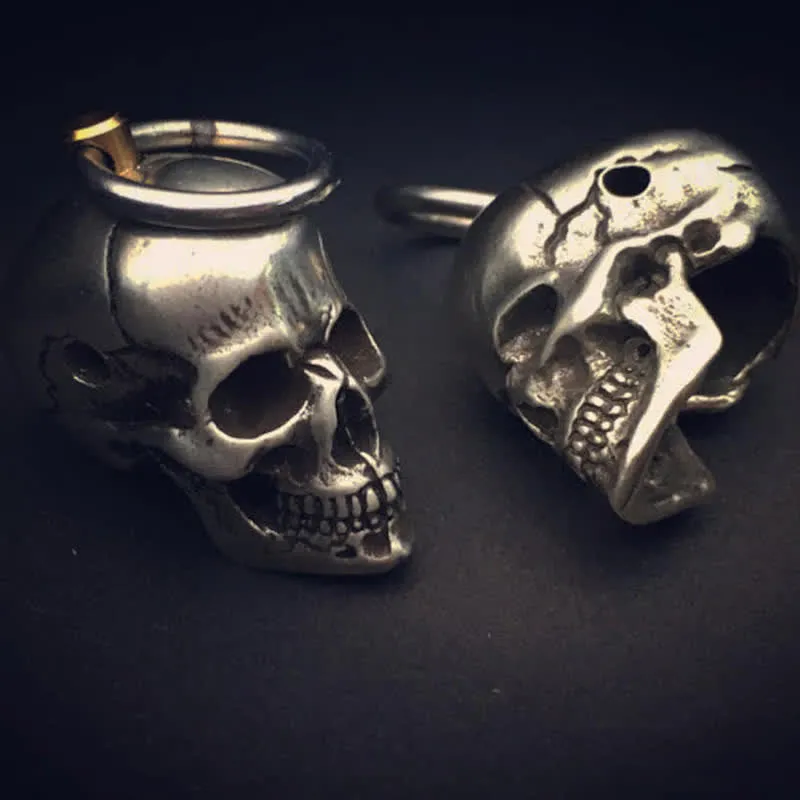 Horrible Skull Head Rotating Keychain Pendant sold by FloralTrip product image thumbnail 2