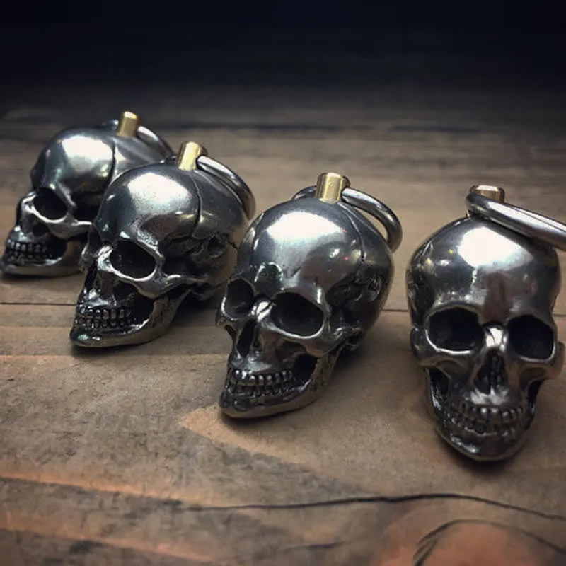 Horrible Skull Head Rotating Keychain Pendant sold by FloralTrip product image thumbnail 3