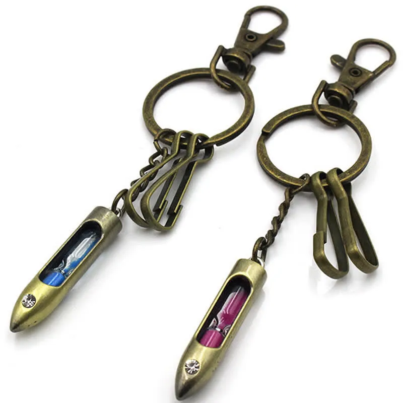 Classic Hourglass Bullet-Shaped Keychain sold by FloralTrip product image thumbnail 5