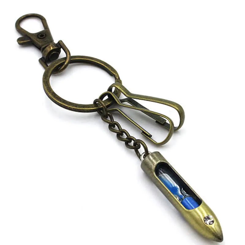Classic Hourglass Bullet-Shaped Keychain sold by FloralTrip product image thumbnail 3