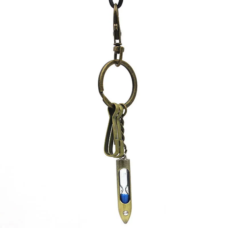 Classic Hourglass Bullet-Shaped Keychain sold by FloralTrip product image thumbnail 4