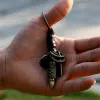 Steampunk Style Bullet Leather Keychain sold by FloralTrip