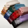 Unisex Simple Solid Color Pure Wool Fringed Scarf sold by FloralTrip