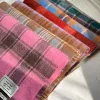 Unisex Vintage Matching Color Plaid Cashmere Scarf sold by FloralTrip