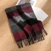 Unisex Color-Blocked Design Cashmere Scarf sold by FloralTrip
