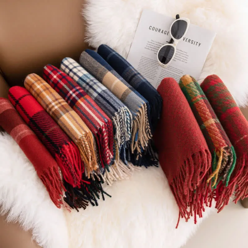 Unisex Timeless Scottish Tartan Plaid Scarf sold by FloralTrip