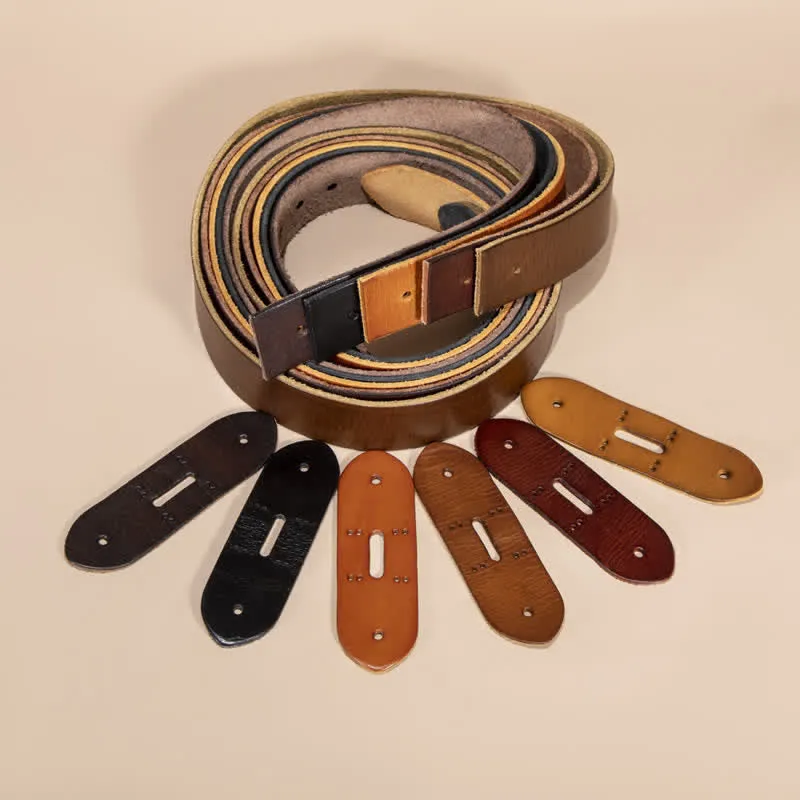 Genuine Leather Belt Strap Without Belt Buckle sold by FloralTrip product image thumbnail 3