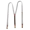 Herringbone Fashion Pants Straps Y-back Suspenders sold by FloralTrip
