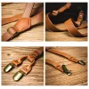 Light Brown Vintage Adjustable Leather Suspenders sold by FloralTrip