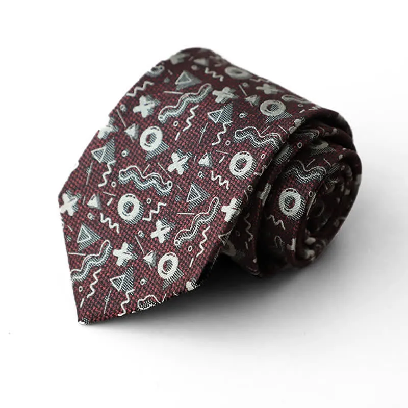 Men's Funny Mathematical Symbol Pattern Necktie sold by FloralTrip
