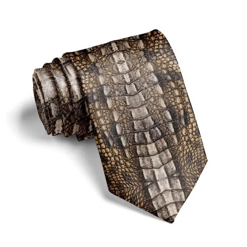 Men's Fun Stylish Animal Skin Printed Necktie sold by FloralTrip
