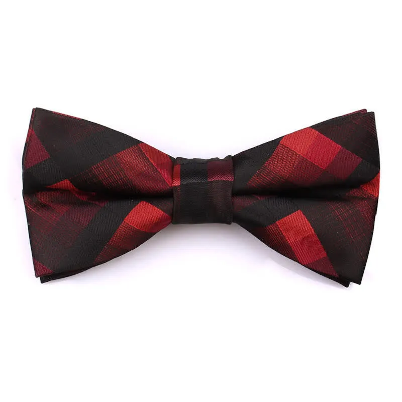 Men's Fashion Casual Modern Checked Narrow Necktie sold by FloralTrip product image thumbnail 2