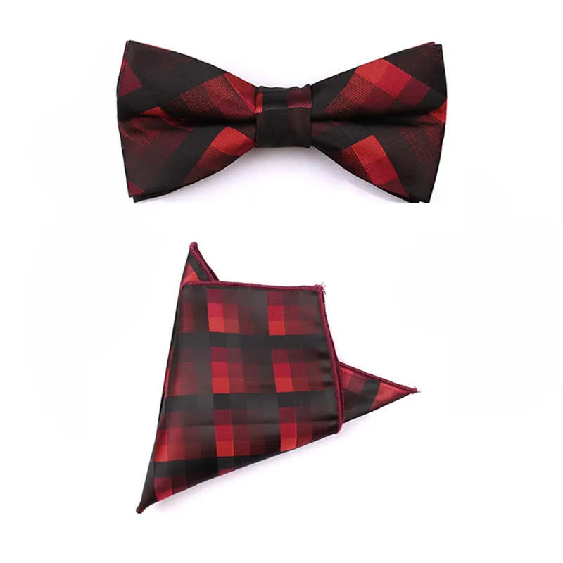 Men's Fashion Casual Modern Checked Narrow Necktie sold by FloralTrip product image thumbnail 4