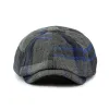 Painter Octagonal Checked Newsboy Beret Hat sold by FloralTrip