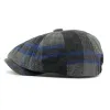 Painter Octagonal Checked Newsboy Beret Hat sold by FloralTrip