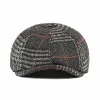 Casual Classic Plaid Octagon Cap Beret Hat sold by FloralTrip