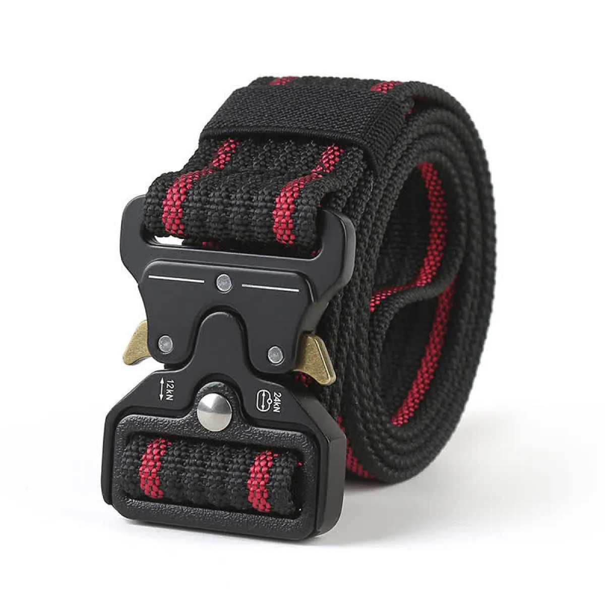 Men's Heavy Duty Release Buttons Tactical Belt sold by FloralTrip