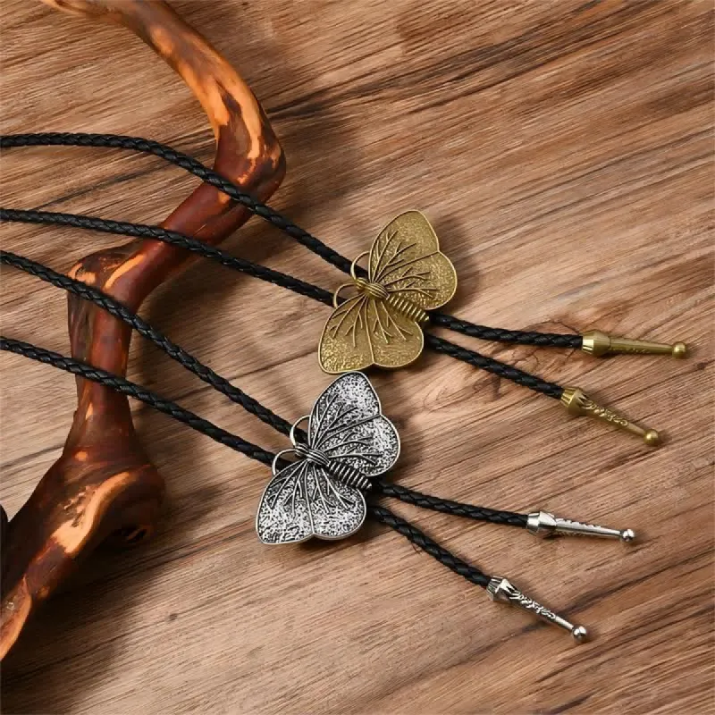 Western Butterfly Masquerade Costume Necklace Bolo Tie sold by FloralTrip