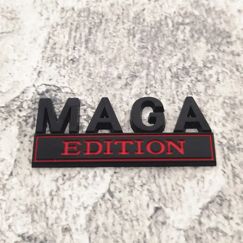 MAGA EDITION Metal Sticker Car Badge sold by FloralTrip product image thumbnail 4