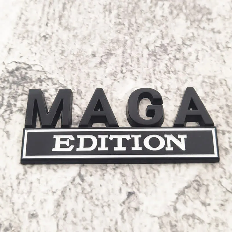 MAGA EDITION Metal Sticker Car Badge sold by FloralTrip product image thumbnail 5