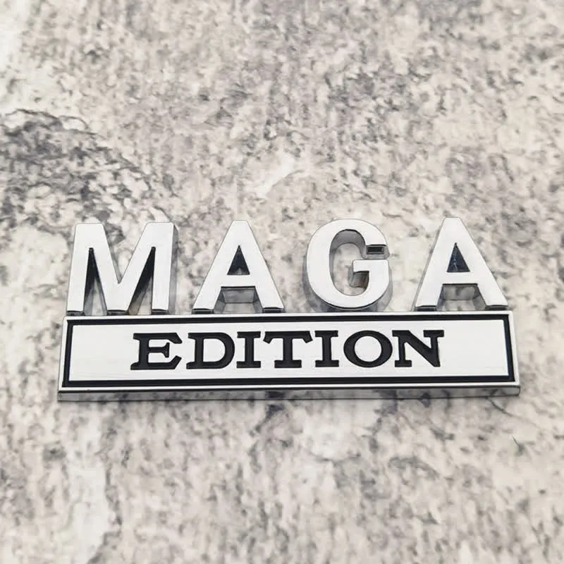 MAGA EDITION Metal Sticker Car Badge sold by FloralTrip product image thumbnail 2
