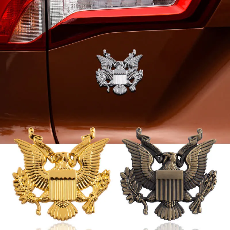 Force Winged Eagle Metal Sticker Car Badge sold by FloralTrip
