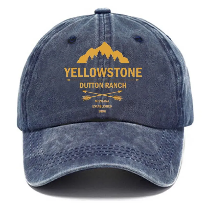 Dutton Ranch Yellowstone Washed Cotton Baseball Cap sold by FloralTrip product image thumbnail 4
