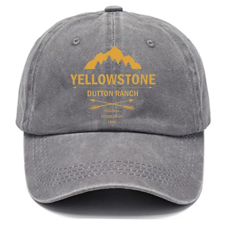 Dutton Ranch Yellowstone Washed Cotton Baseball Cap sold by FloralTrip product image thumbnail 2