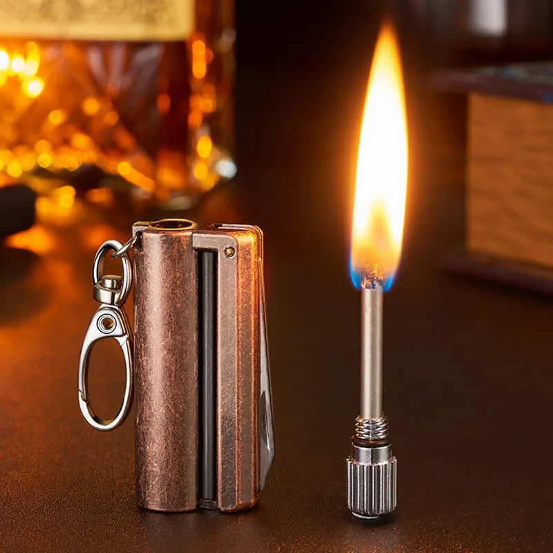 Retro Multi-purpose EDC Tool Matchstick Oil Lighter sold by FloralTrip