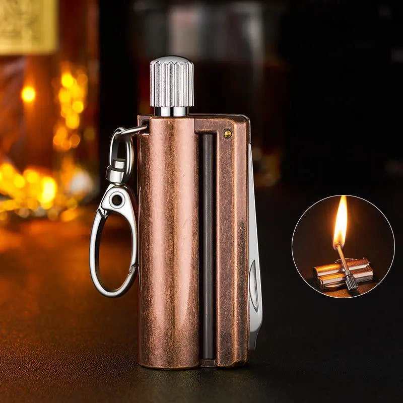 Retro Multi-purpose EDC Tool Matchstick Oil Lighter sold by FloralTrip product image thumbnail 3