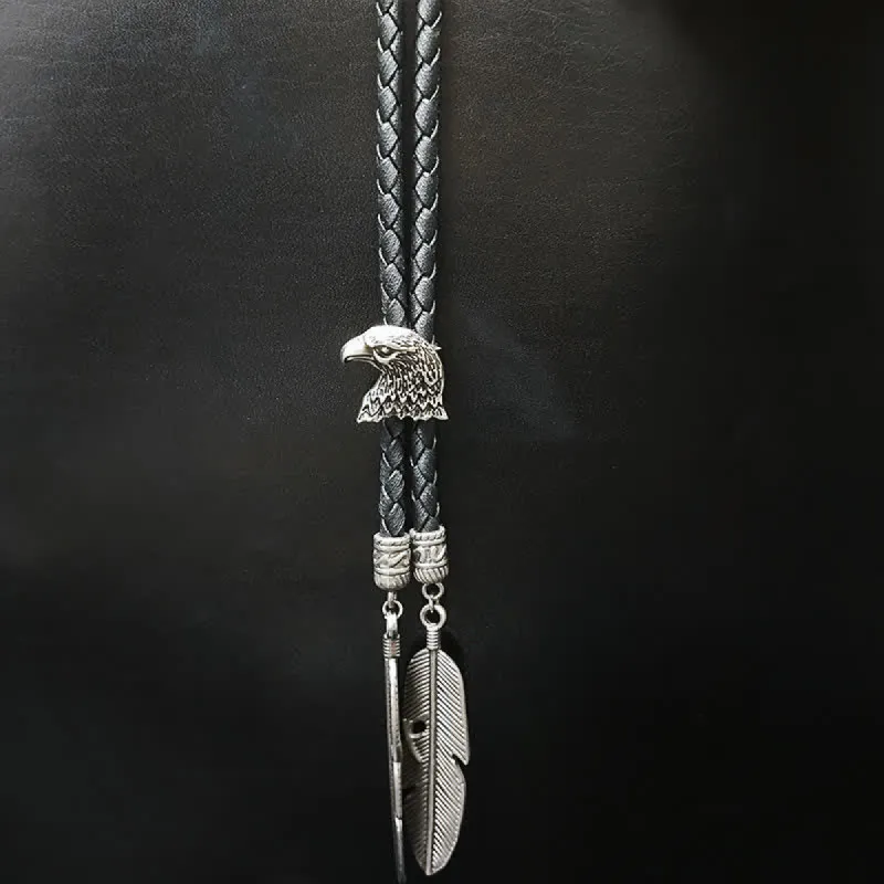 Mini Animal Series Pendant Feather Shape Tip Bolo Tie sold by FloralTrip