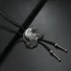 Eagle King Of The Road Leather Bolo Tie sold by FloralTrip