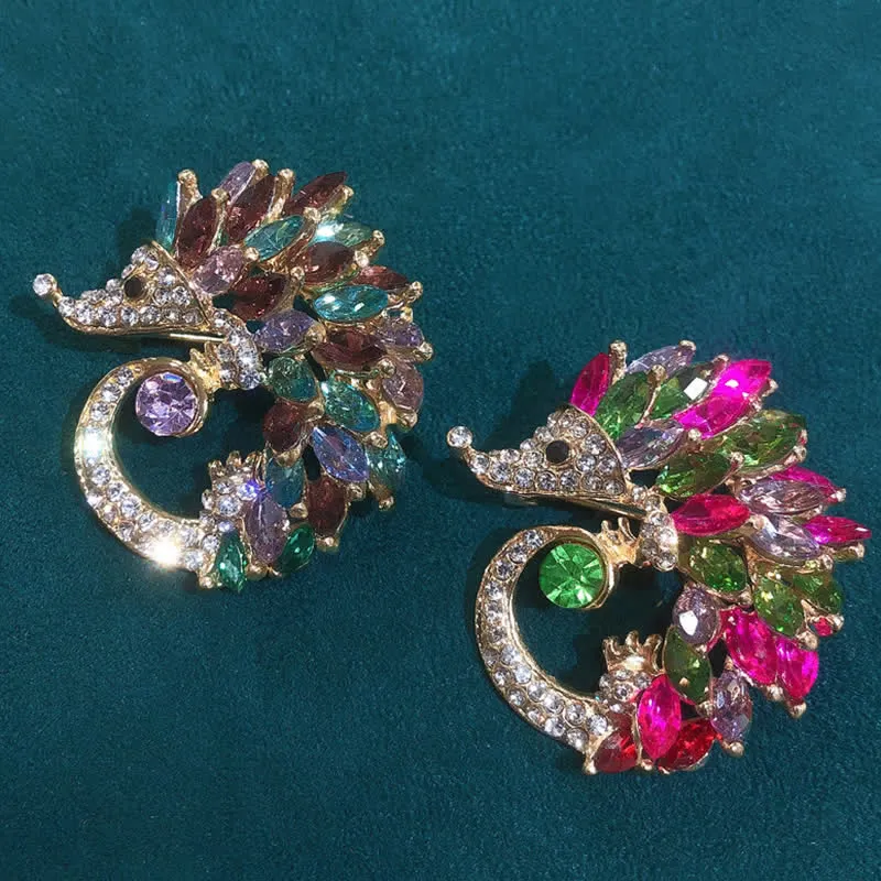 Multicolor Rhinestone Hedgehog Brooch sold by FloralTrip product image thumbnail 5