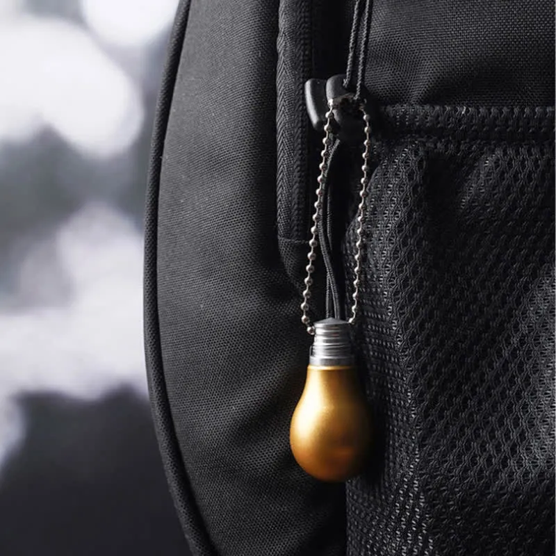 Golden Color Lamp Bulb Shape Hidden Knife Keychain sold by FloralTrip product image thumbnail 5
