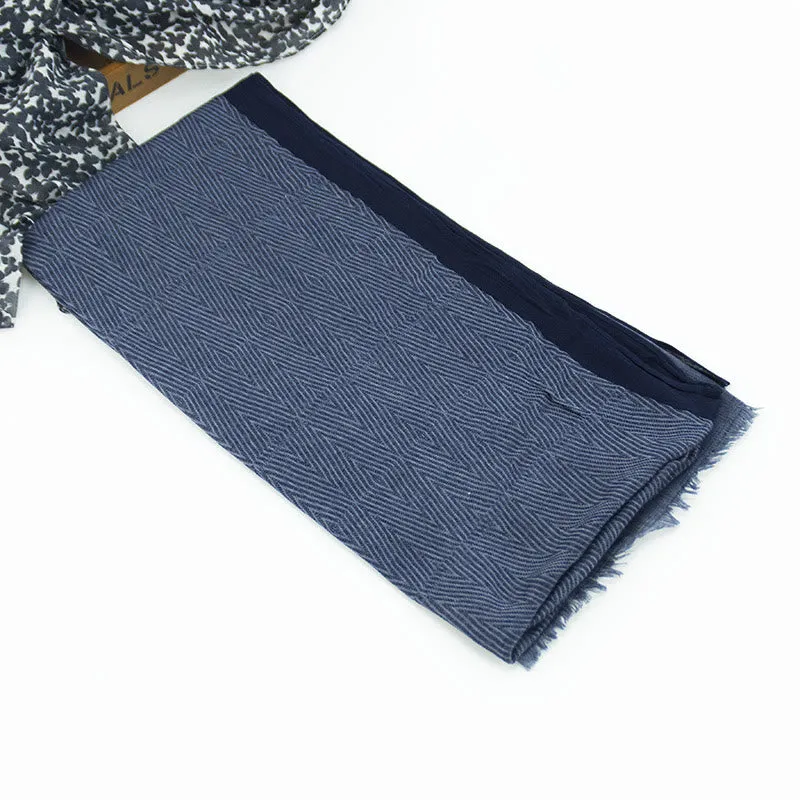 Plain Color Herringbone Pleats Light Thin Scarf sold by FloralTrip product image thumbnail 2