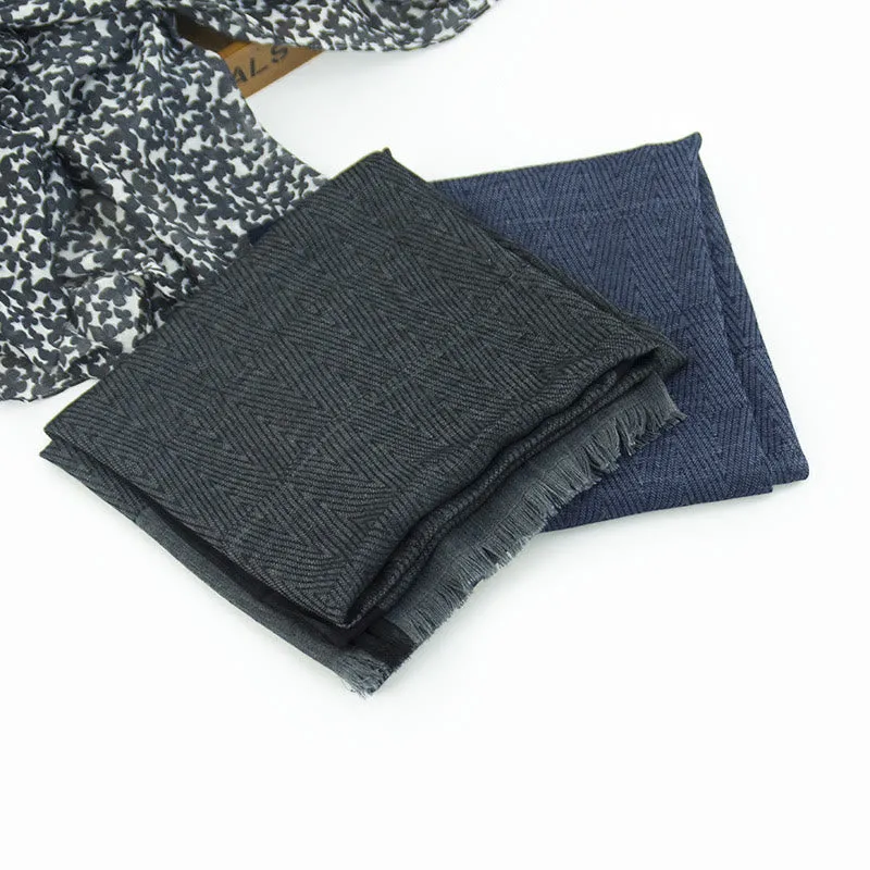 Plain Color Herringbone Pleats Light Thin Scarf sold by FloralTrip product image thumbnail 3