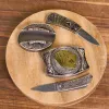 DIY Poker Hidden Knife Belt Buckle Bull Ring Longhorn Pendant Bundle Set sold by FloralTrip