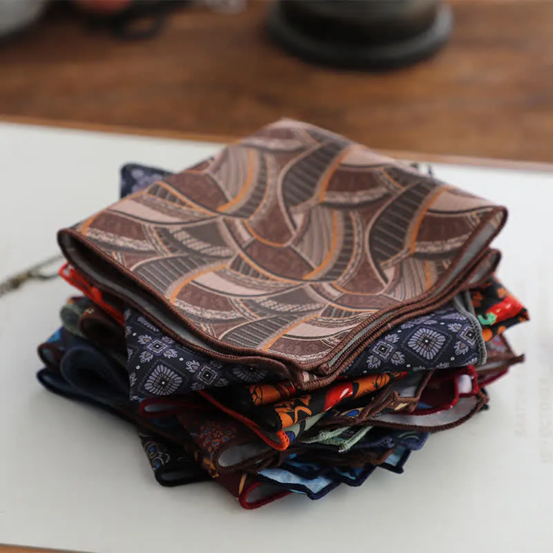 Men's Fnacy Abstract Geometrical Pattern Pocket Square sold by FloralTrip
