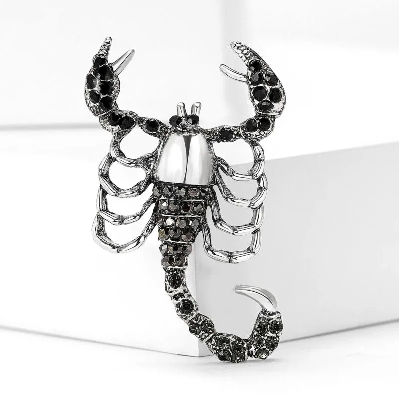 Vintage Rhinestone Scorpion Brooch Insect Shirt Accessories sold by FloralTrip product image thumbnail 5