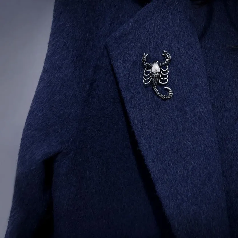 Vintage Rhinestone Scorpion Brooch Insect Shirt Accessories sold by FloralTrip product image thumbnail 3