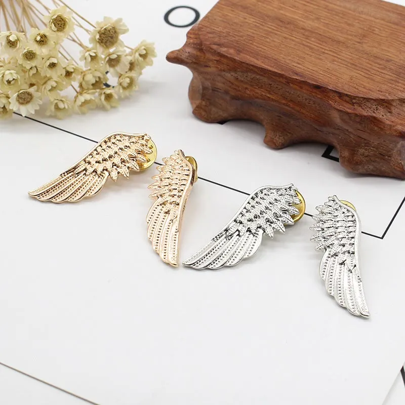 Retro Wings Brooch Gold Silver Shirt Accessories sold by FloralTrip