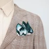 Men's White & Color Edge Wedding Pocket Square sold by FloralTrip