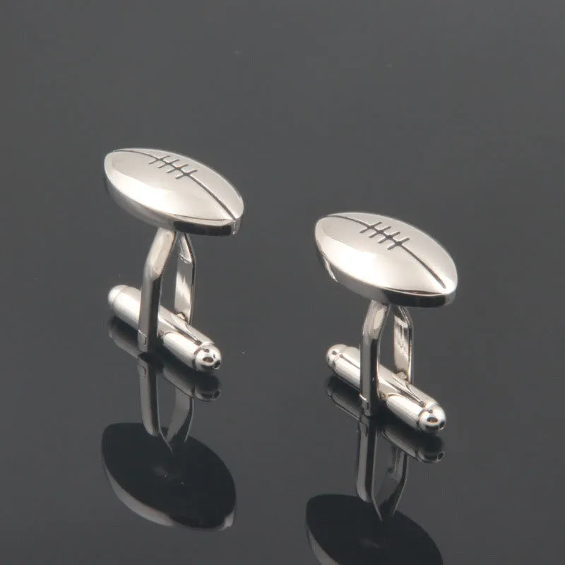 Men's 1 Pair Rugby Time Button Covers Set Cufflinks sold by FloralTrip product image thumbnail 5