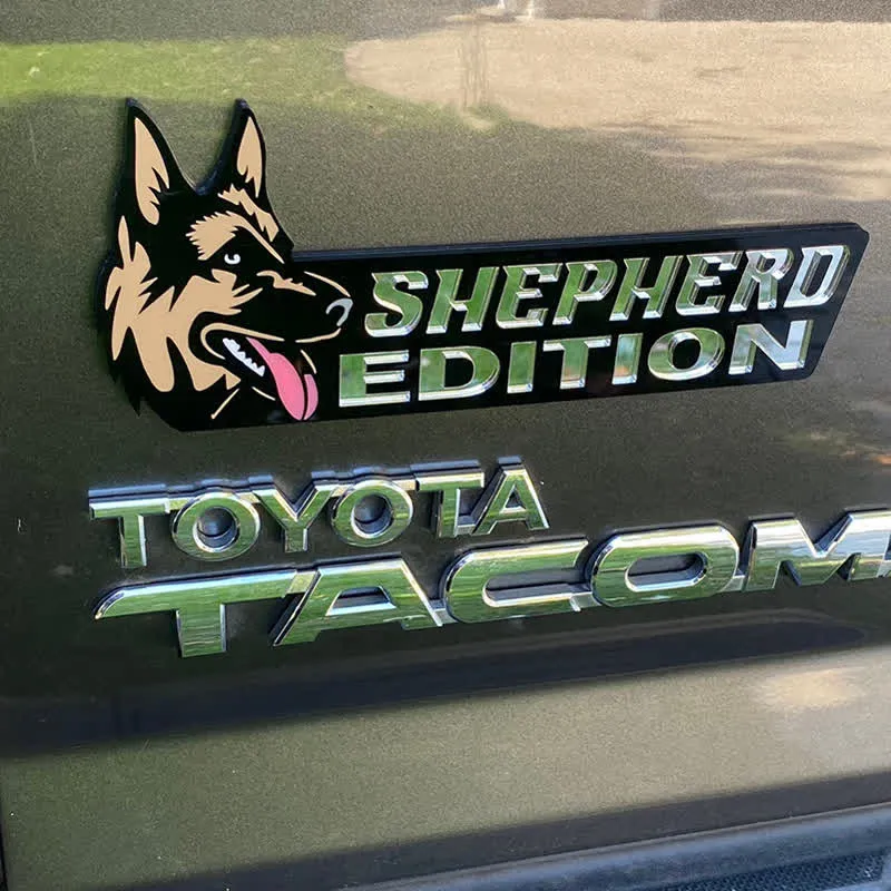 Acrylic Dog Edition For Dog Lovers Car Badge made by FloralTrip