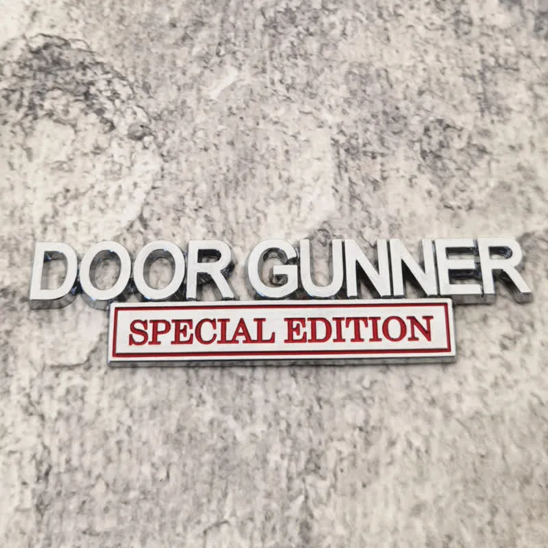 DOOR GUNNER SPECIAL EDITION Metal Sticker Car Badge sold by FloralTrip product image thumbnail 2