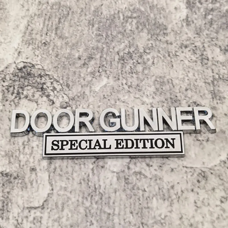 DOOR GUNNER SPECIAL EDITION Metal Sticker Car Badge sold by FloralTrip product image thumbnail 5