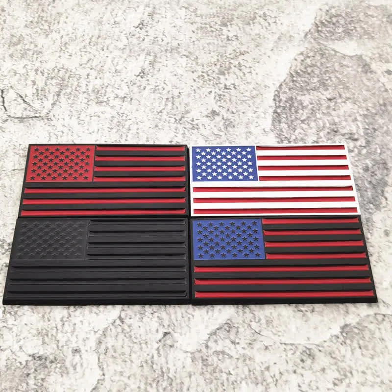 American Flag Metal Sticker Car Badge sold by FloralTrip